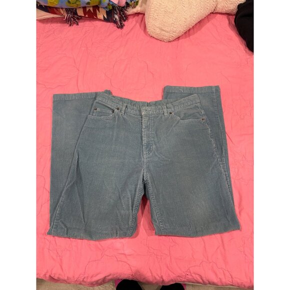 Blue corduroy jeans - Picture 2 of 3